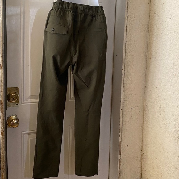 Olive Green Drawstring Pants - Picture 5 of 6